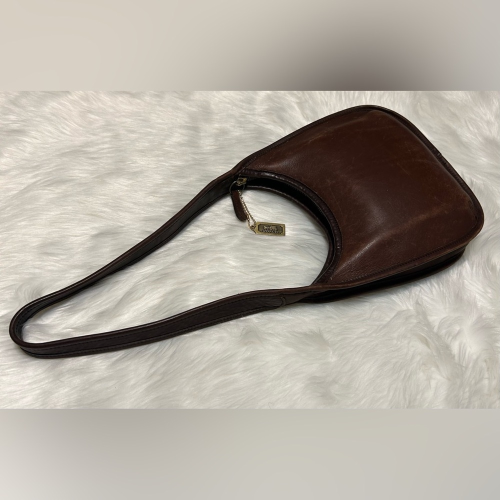 Coach VTG 1998 ERGO Mini Zip 9020 Mahogany Bag - Picture 5 of 16